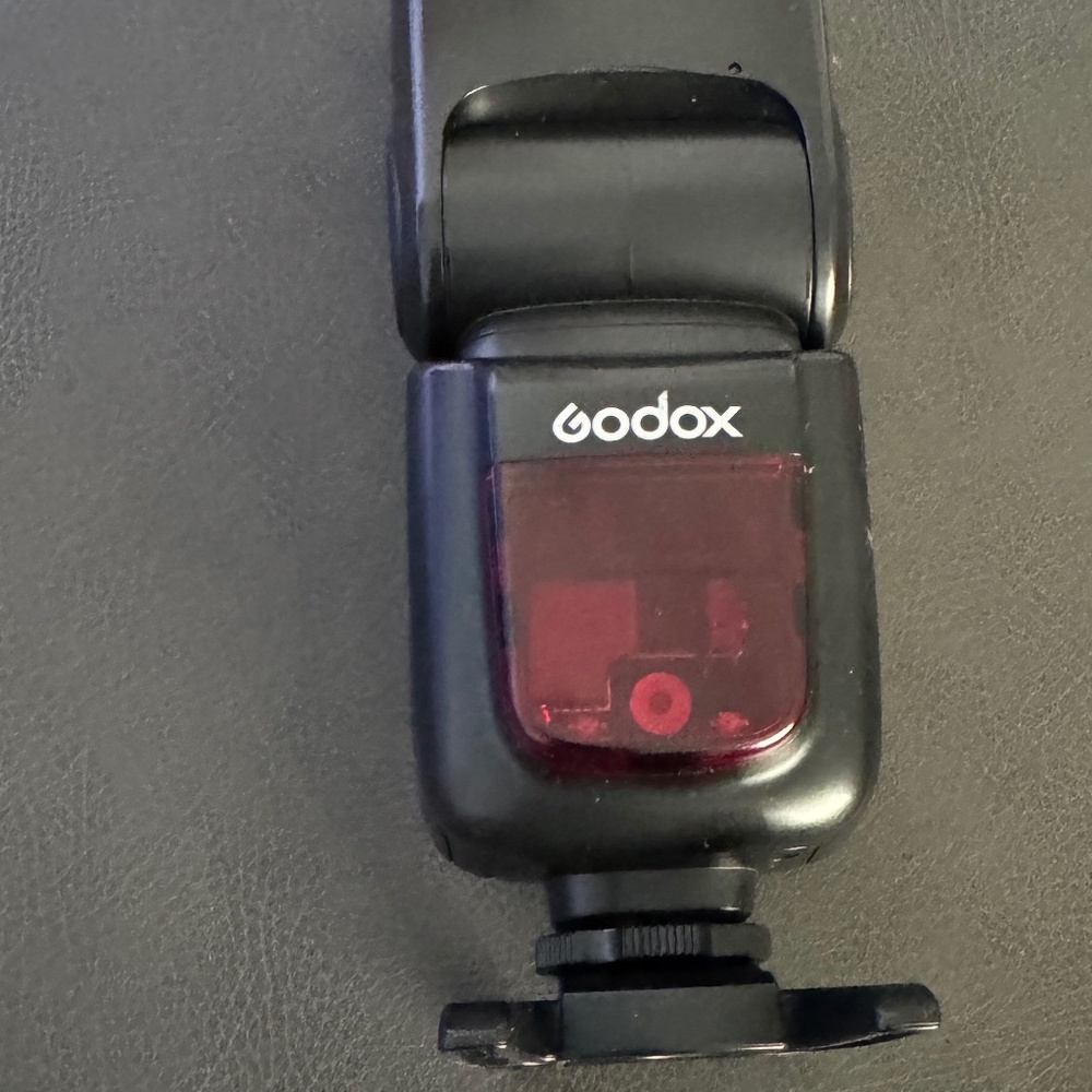 Godox camera flash like new